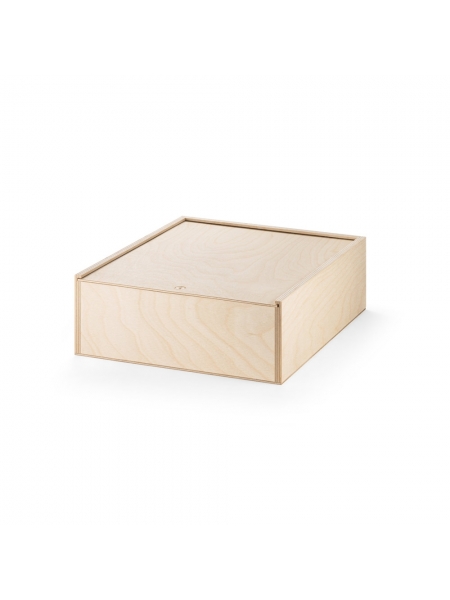 Scatole in legno con coperchio personalizzate Boxie Wood L